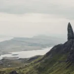 Hebrides off the coast of scottland