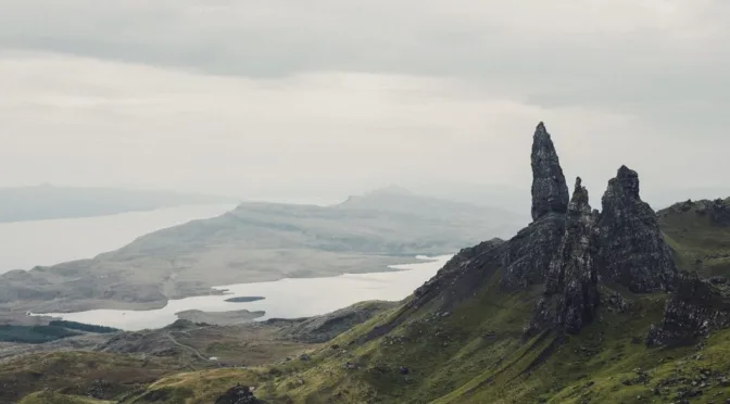 Hebrides off the coast of scottland